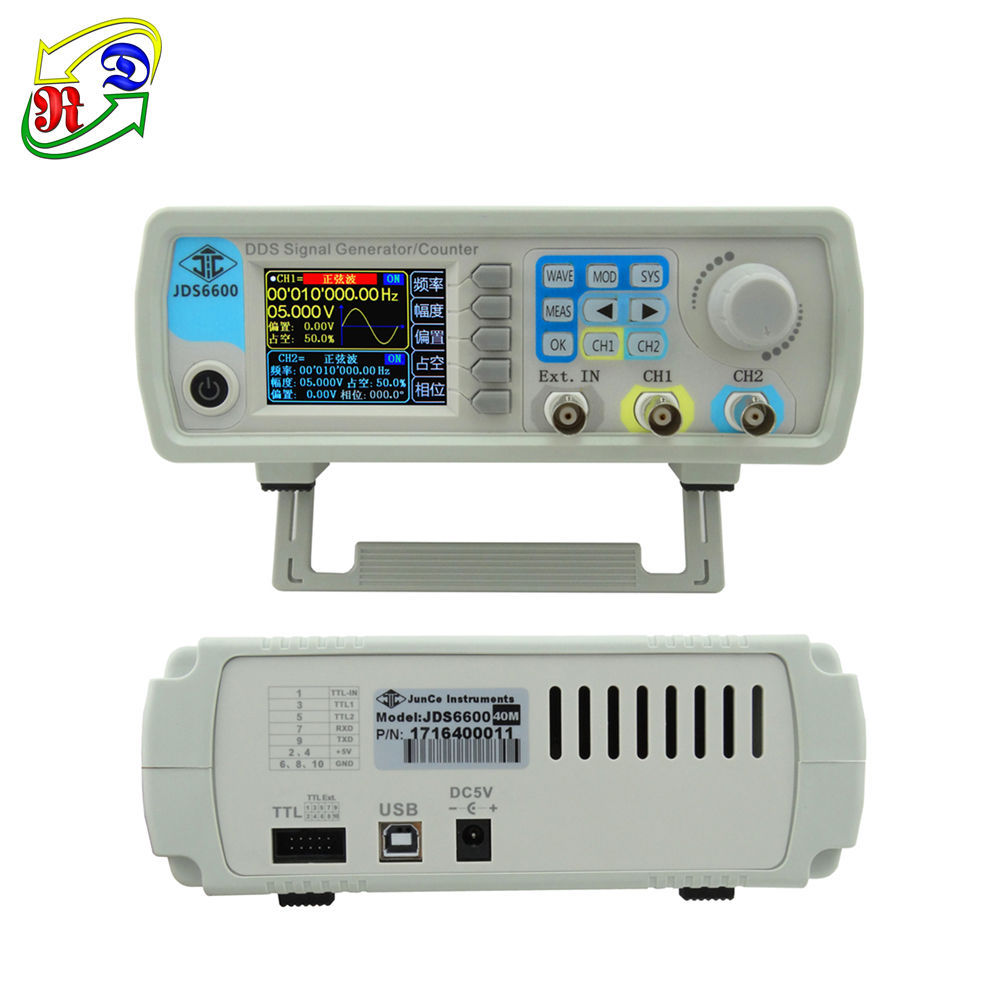 Ming He JDS6600 Dual-Ch DDS Function Arbitrary Waveform Signal Generator