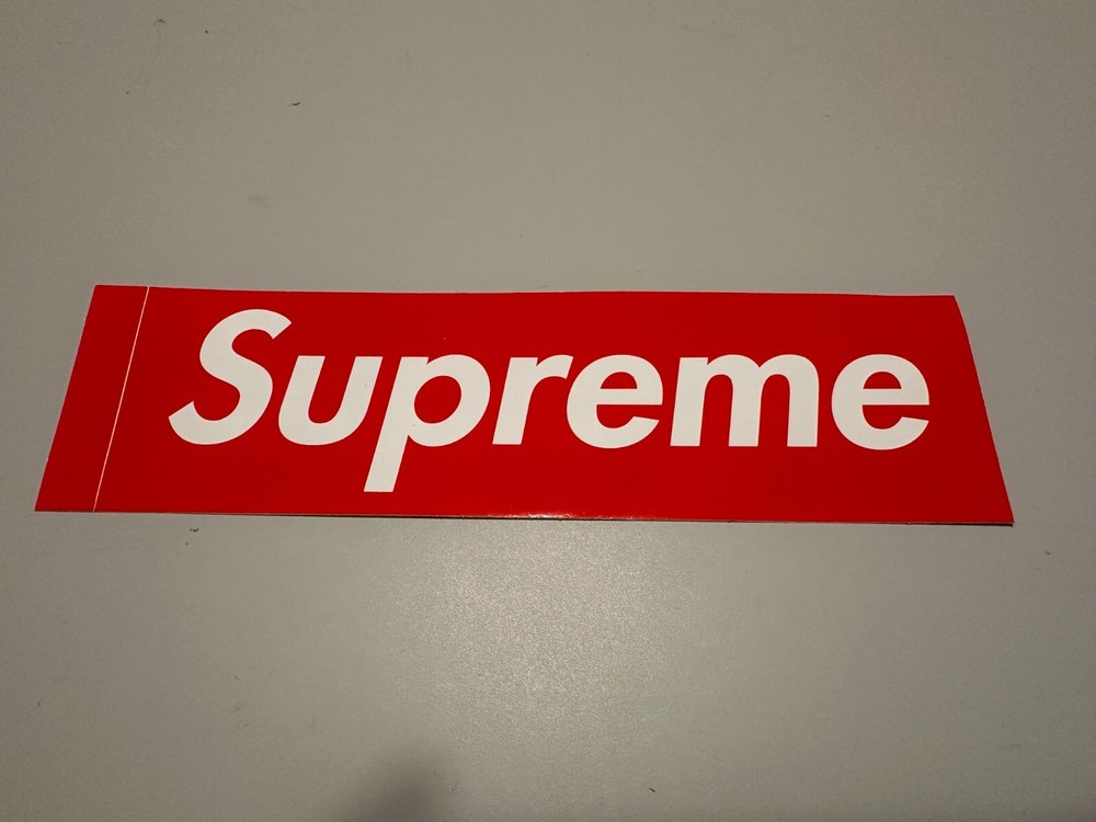 Supreme Red Box Logo Sticker 100% Authentic Brand New