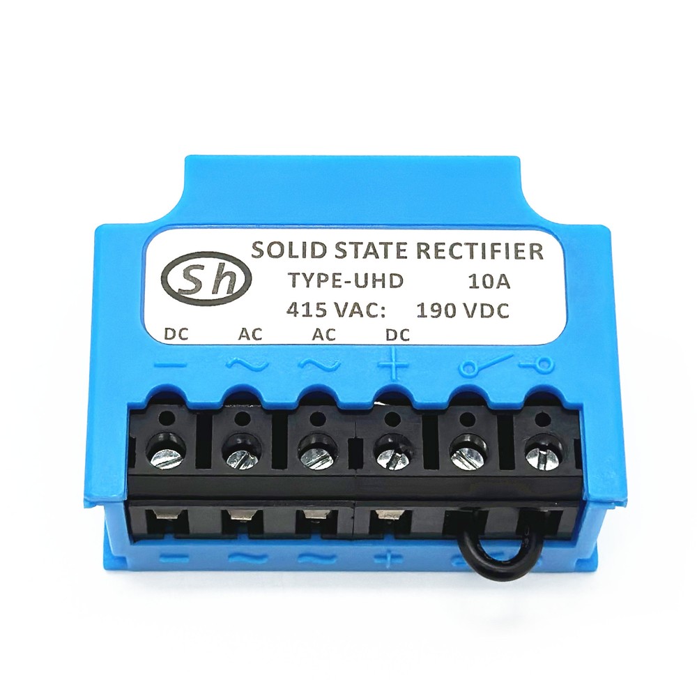 TYPE-UHD 10A 415VAC 190VDC SOLID STATE RECTIFIER Motor Brake Rectifier
