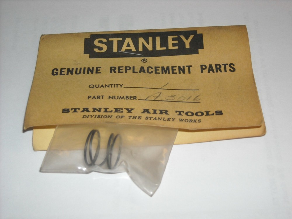 A3016, Stanley, Spring, Stanley Assembly Tools, New Old Stock