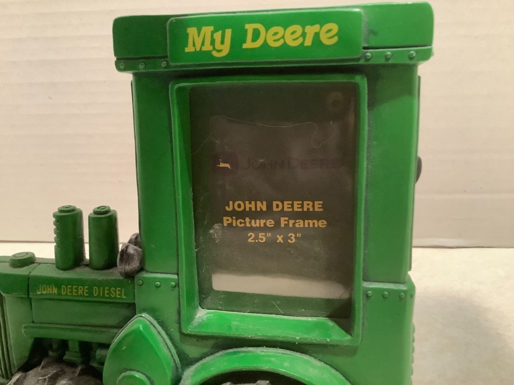 John Deere tractor easel back picture frame