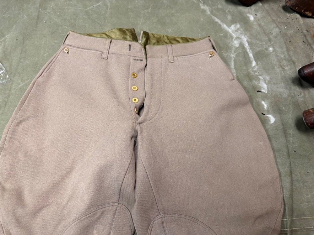 ORIGINAL WWII US ARMY OFFICER CLASS A "PINKS" TROUSERS BREECHES- SMALL 32 WAIST