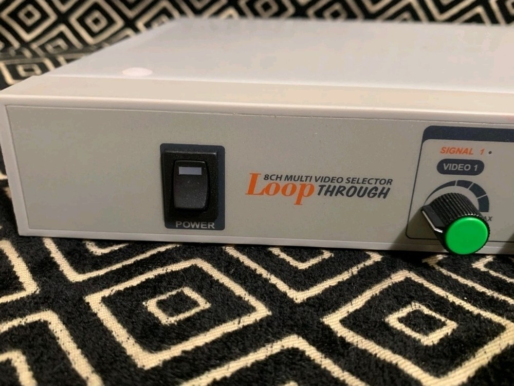 Eyemax 8CH Multi Video Selector Loop Through - 100% Working (Tested)