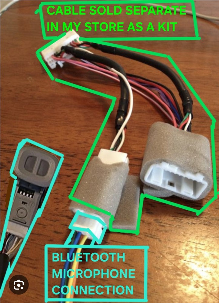 2012 2015 TOYOTA OEM MICROPHONE BLUETOOTH 8 PIN PLUG NAVIGATION TESTED!