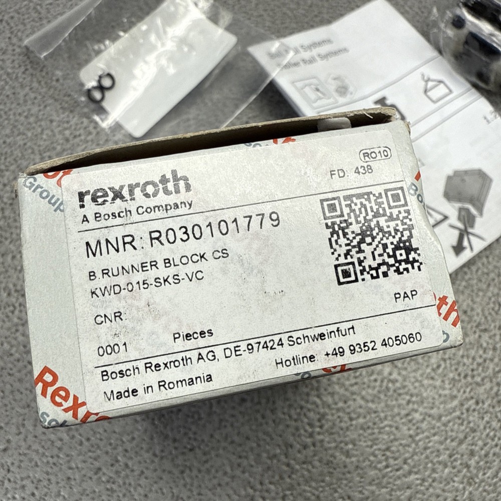 Rexroth R030101779 B.Runner Block Cs