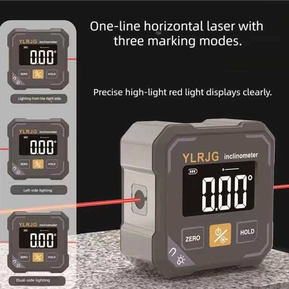 Four-sided Magnetic Digital Level High-Precision Angle Meter Inclinometer 2026