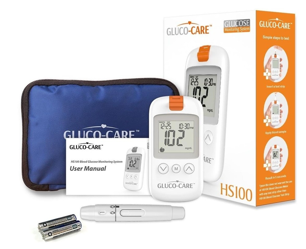 Comprehensive Glucometer Kit: Accurate Readings, 500 Memory & Easy Calibration