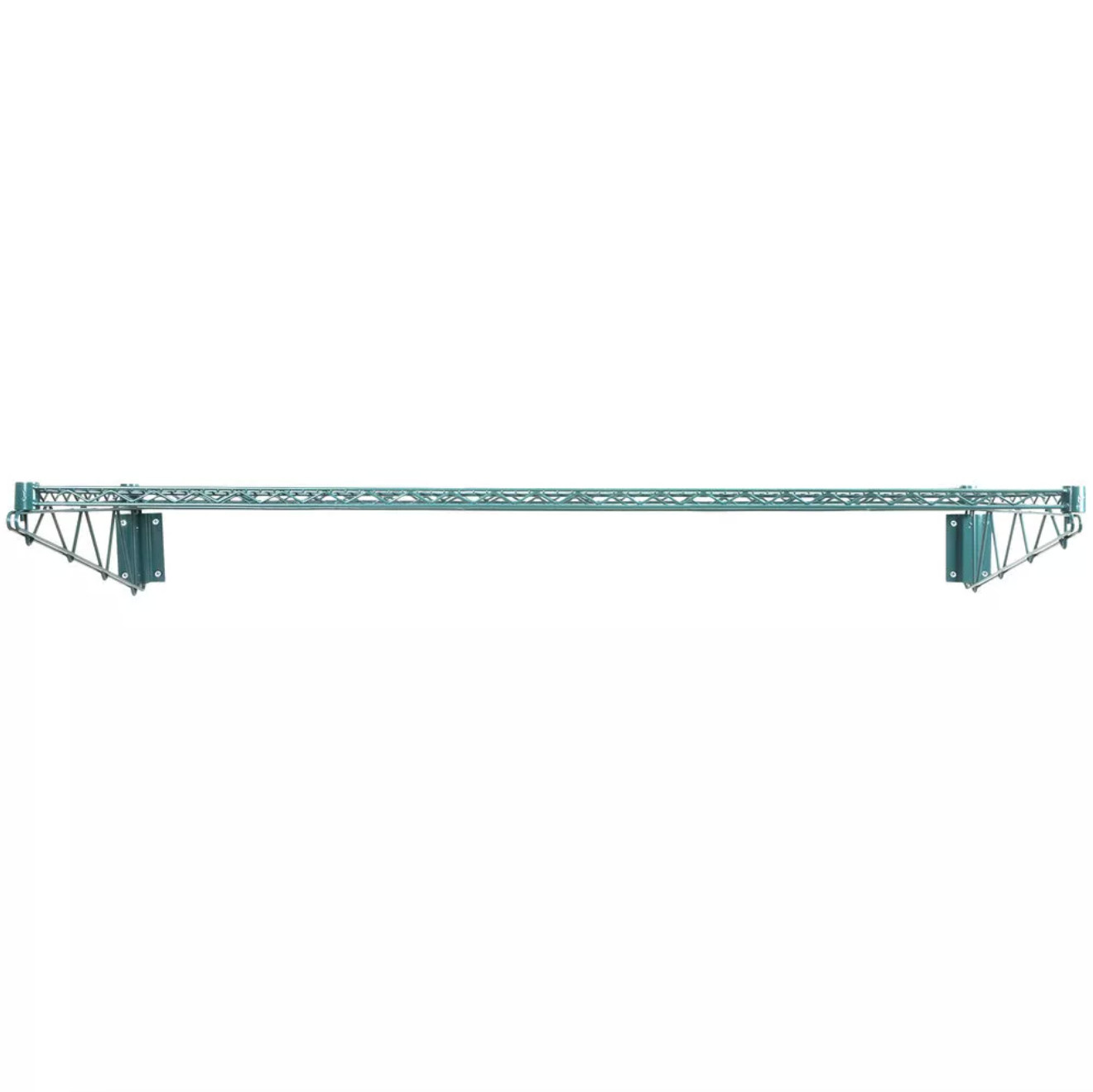 24" x 60" Wall Mount Green Epoxy Wire Shelf Rack Commercial Restaurant Pot NSF