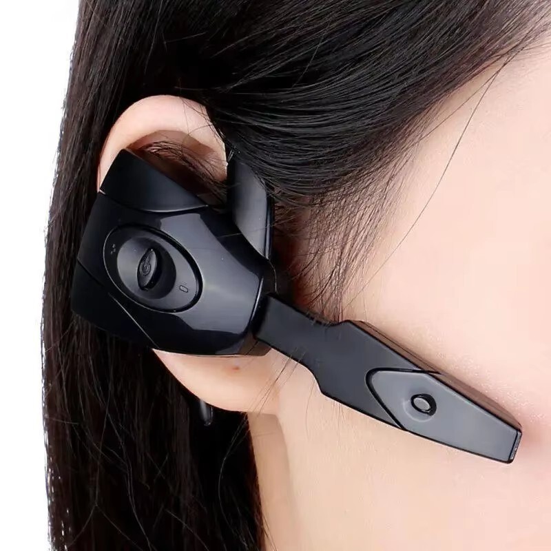 Trucker Bluetooth Headset Wireless Dual Mic Noise Cancelling Earpiece Earbuds