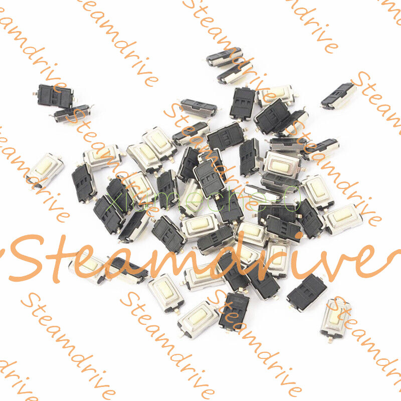 200pcs 3X6X2.5mm Tactile Push Button Switch Tact Switch Micro Switch 2-Pin SMD*
