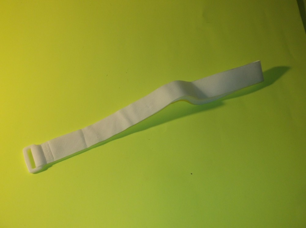 36'' HURRICANE SHUTTER ACCORDION SHUTTER STRAP HOOK & LOOP 1X36 ELCRO WHITE