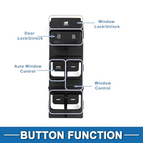 Power Window Switch No.93571D9000 Front Left Driver Side Window Control Switch