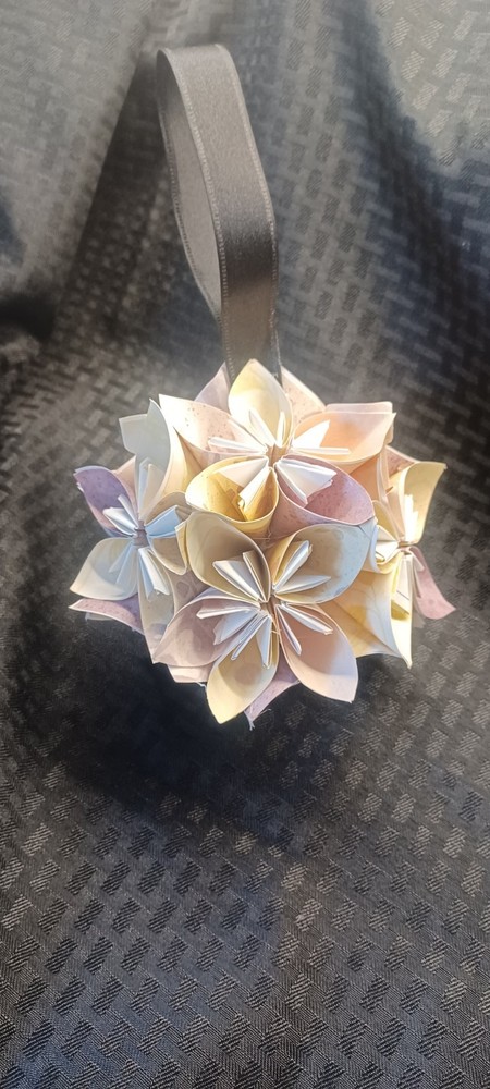 Oragami Paper Flower Sphere