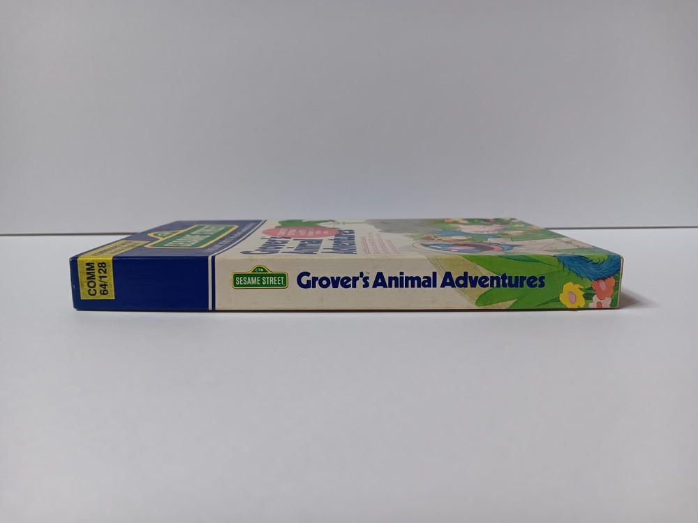 Commodore 64/128 Grovers Animal Adventure Computer Game Software Tested/Works