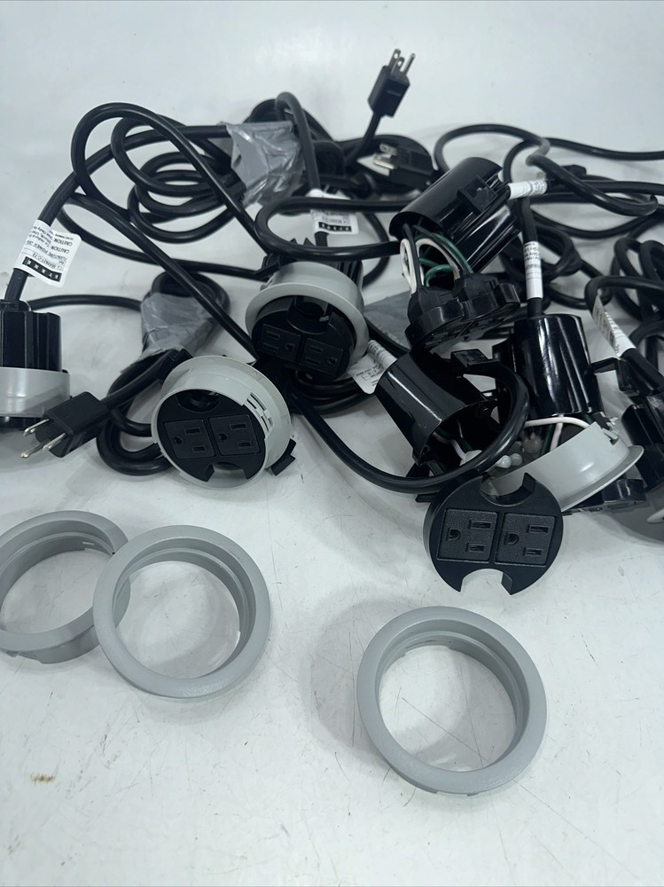 Byrne Black Power Data Center Node 2-Outlet Interlink Cable Management System