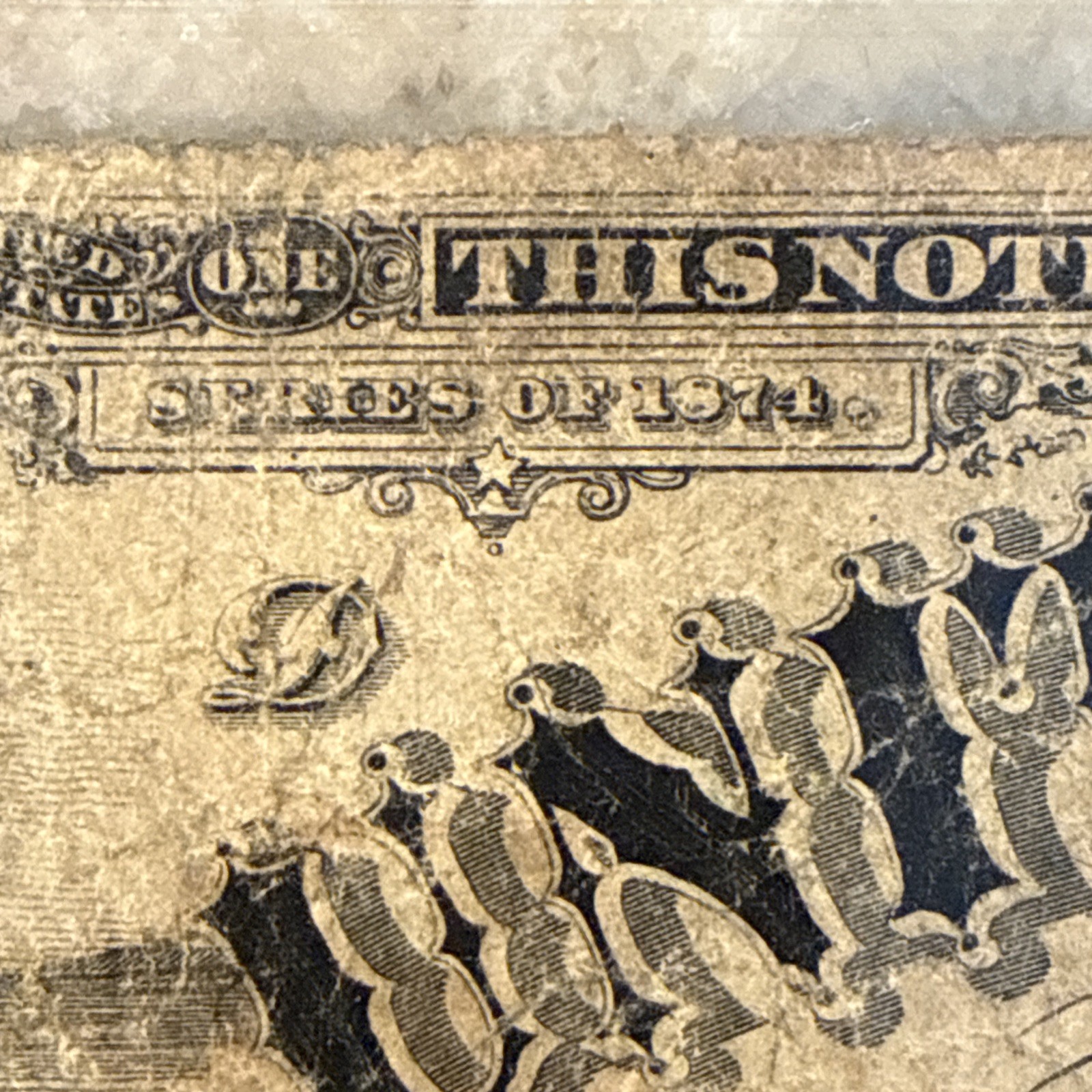 1874 $1 Legal Tender (Allison/Spinner) Fr#19 Circulated