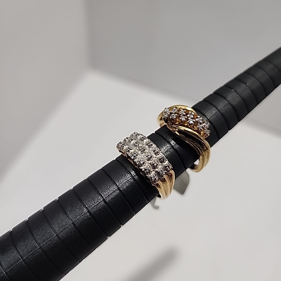 Lot Of 20 Brass Jewelry Rings Mixed Sex And Size Unbranded