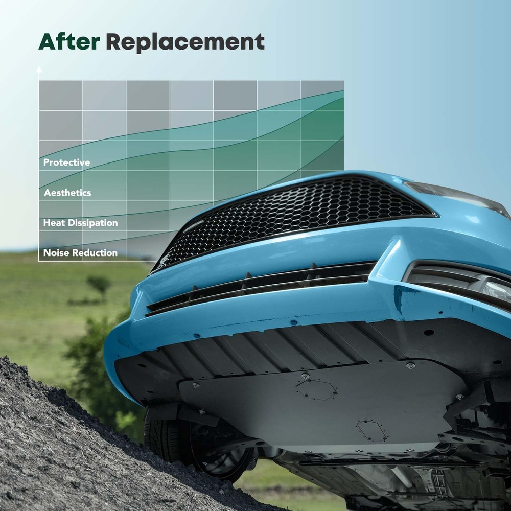 Front Side Engine Splash Shield for Verano 2012-2017 Plastic Splash Guard