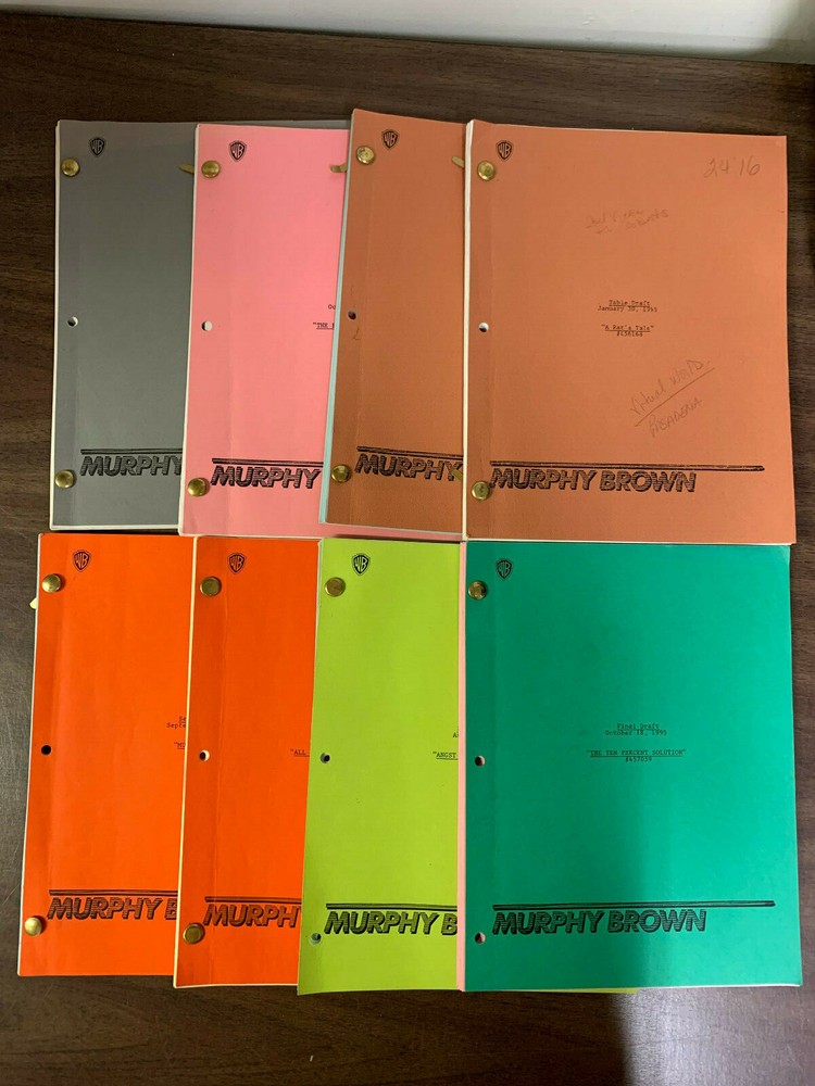 MURPHY BROWN TV Script Your choice of several drafts from 1993-1995