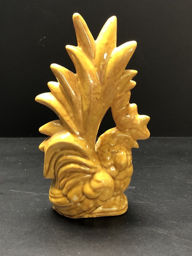 Ceramic Rooster Hen Statue Figurine