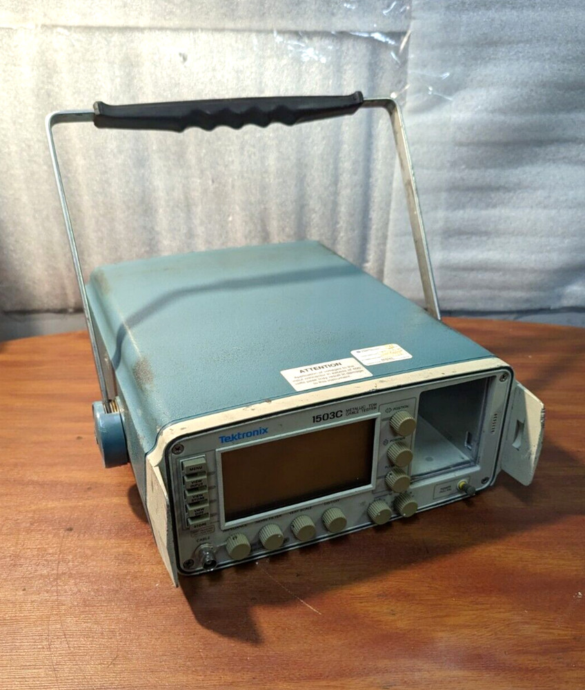 Tektronix 1503c Metallic TDR Cable Tester, "Check Disc".