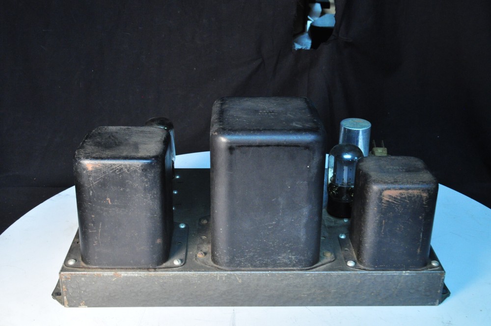 Heathkit W4-AM Mono Tube Amplifier Pair Need Servicing