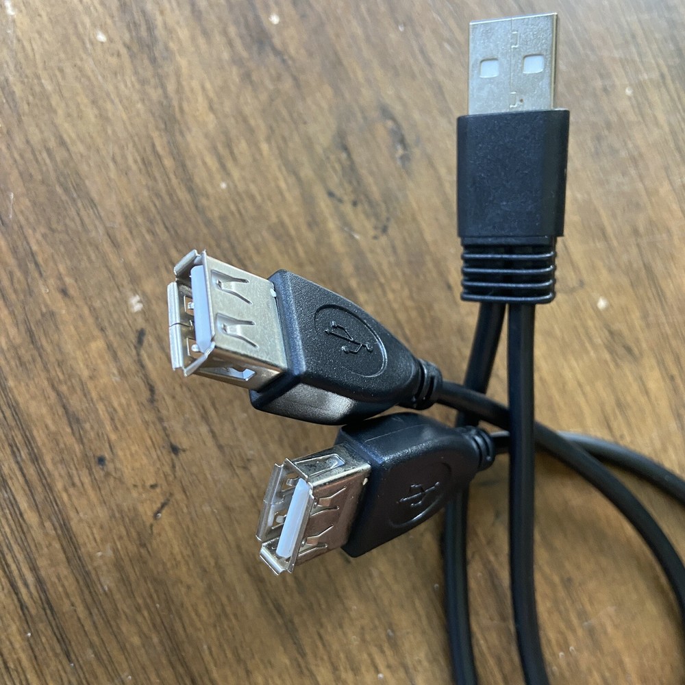 USB A splitter data cable for Tesla model 3 2017 2018 2019 model year power cord