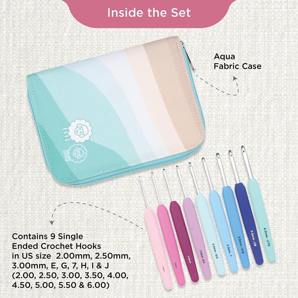 KnitPro Waves 2.0 Deluxe Crochet Hook Set