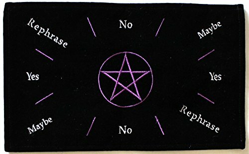 Kheops Pentacle Pendulum Mat (Black with Colors)