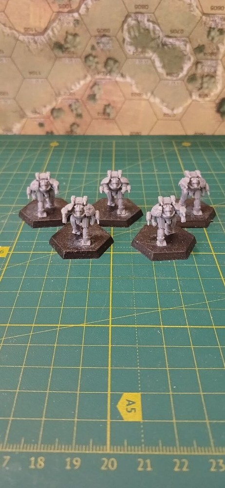 Chrysaor protomech point (5 models), battletech game miniatures