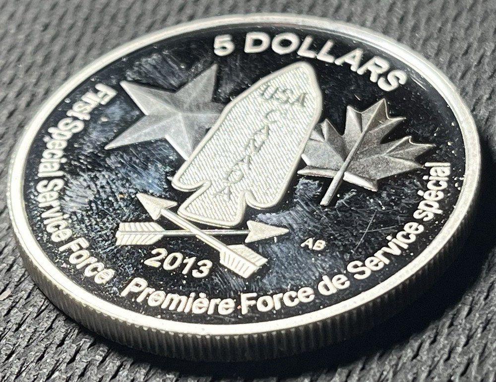 2013 Canada $5 .9999 Silver Coin First Special Service Force “Devil’s Brigade”