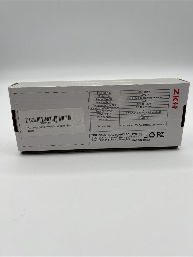 ZKH Humidity & Temperature Meter