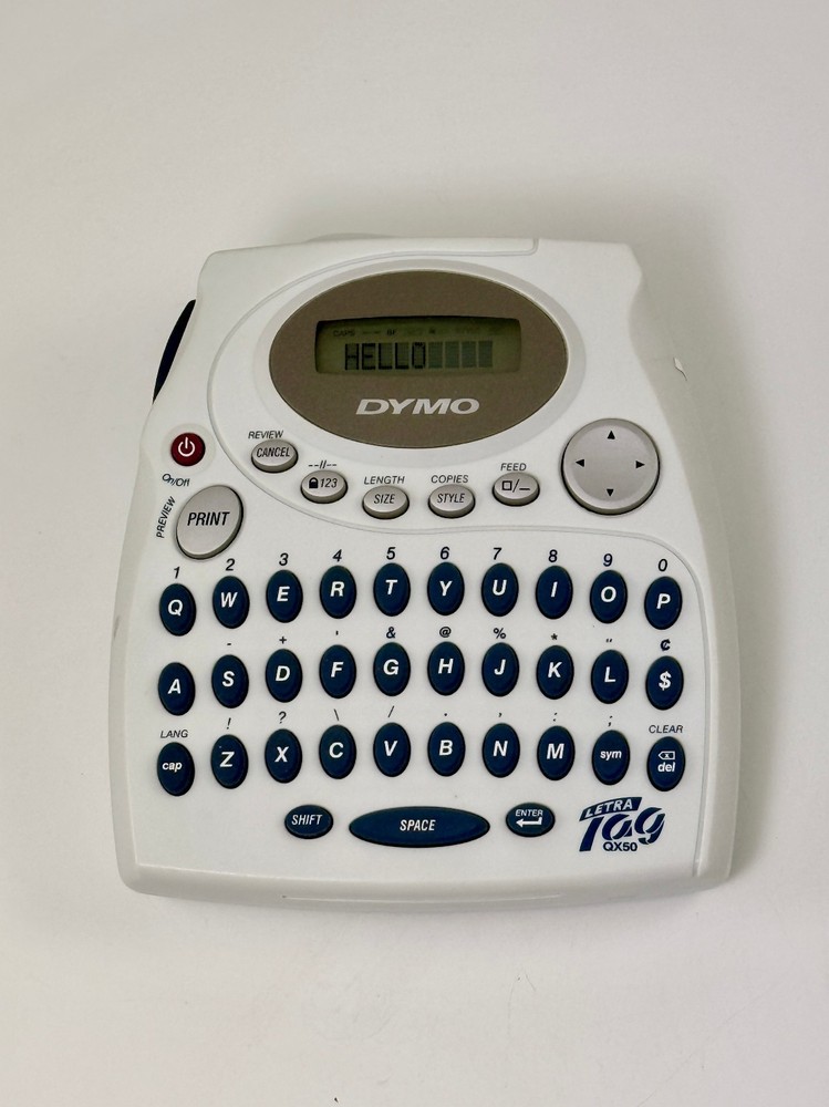 Dymo LetraTag QX50 Label Printer Machine Maker (See Description)