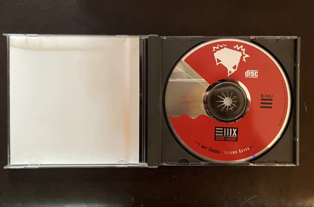 E-MU Systems Volume 7 E-MU Classics Sound Library Sample Library CD-ROM