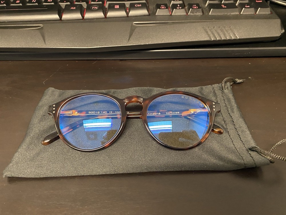 GUNNAR Attache' Blue Light Glasses Tortoise Shell Frame / Clear Lens