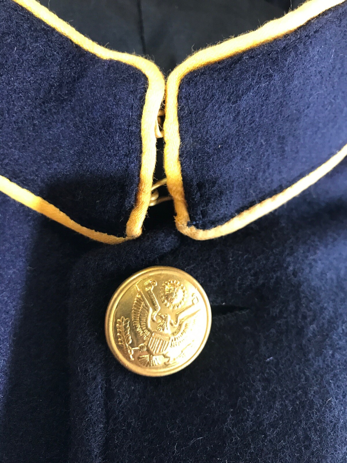 US Army M1902 Dress Blue Cavalry Tunic Coat Size 46