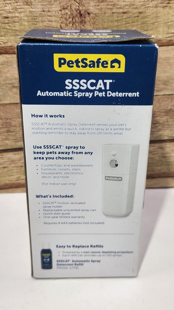 PetSafe SSSCAT Automatic Spray Cat Dog Deterrent Motion-Activated New