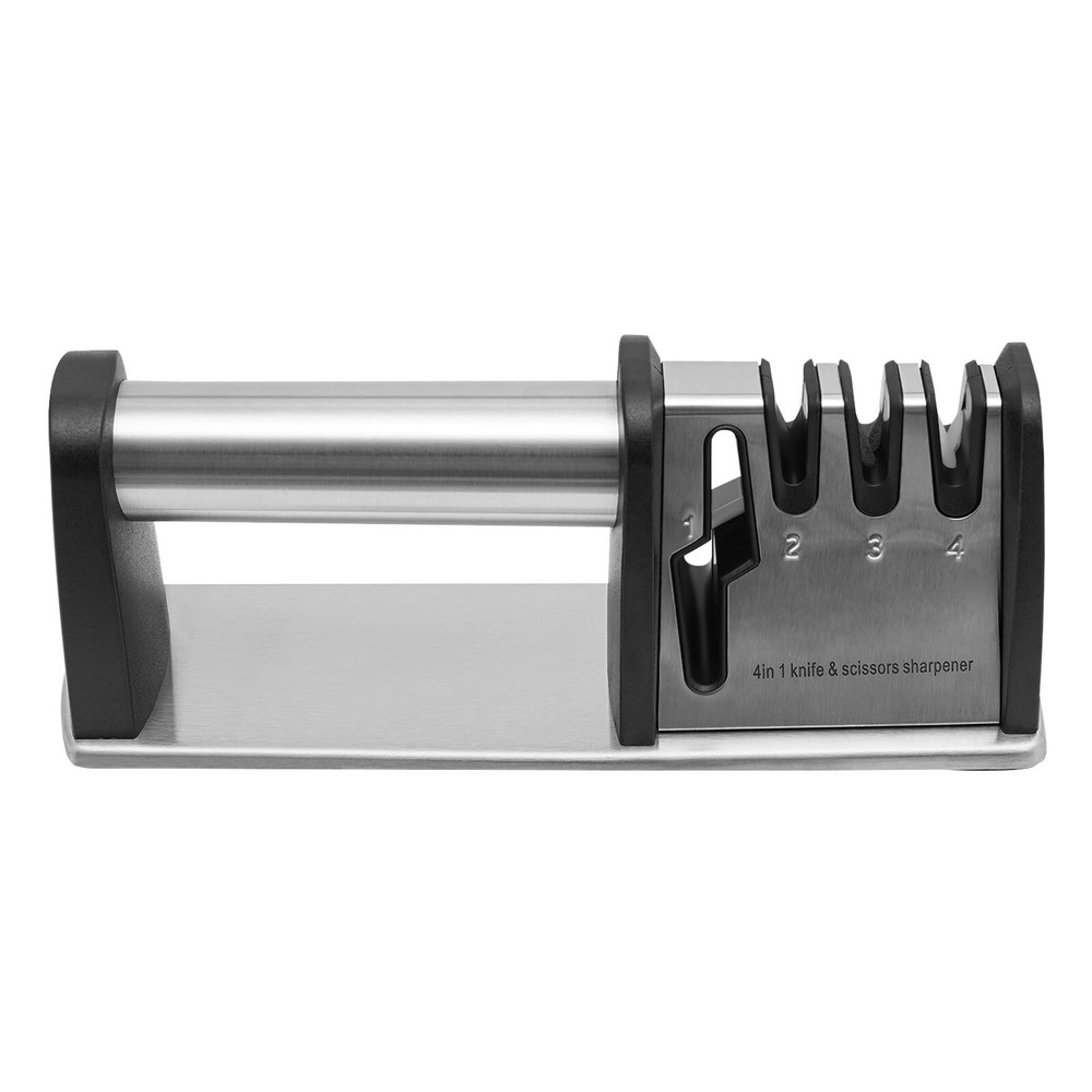 4 Stage Knife Sharpener Professional Ceramic Tungsten Kitchen Sharpening Tool