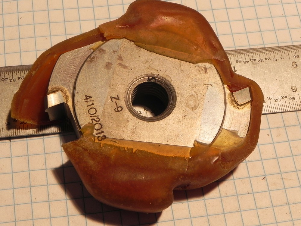 Screw Machine #2 Circular Form Tool 3" DIA 5/8" Thick 4 Carbide Faces (53)