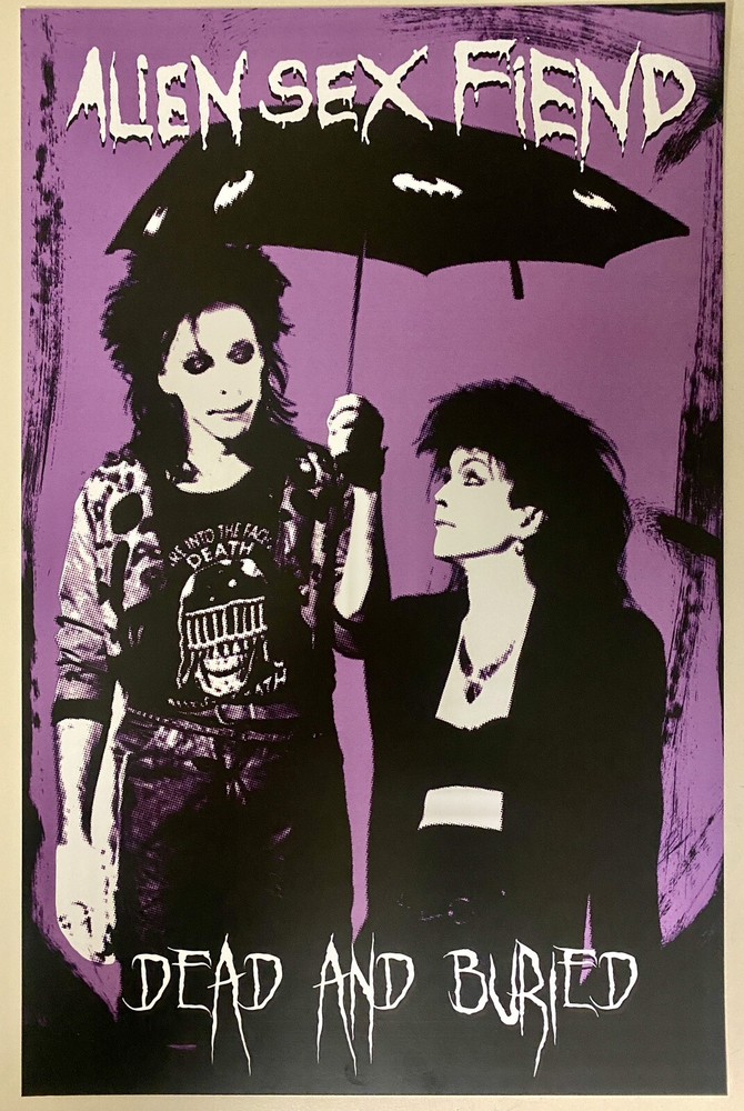 Alien Sex Fiend - Dead and Buried - 11x17 Poster Print