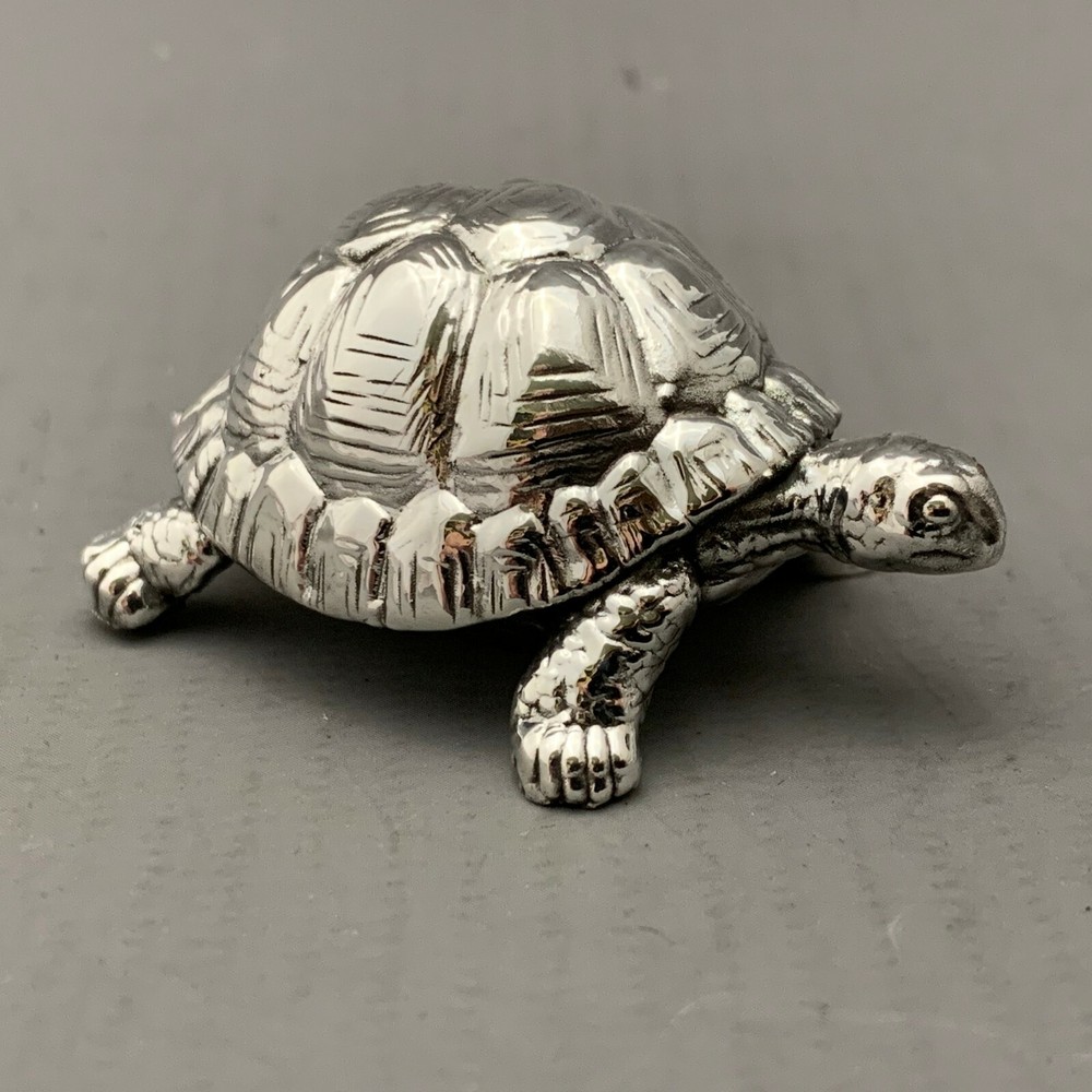 Silver TORTOISE - Fully Hallmarked Sterling Silver
