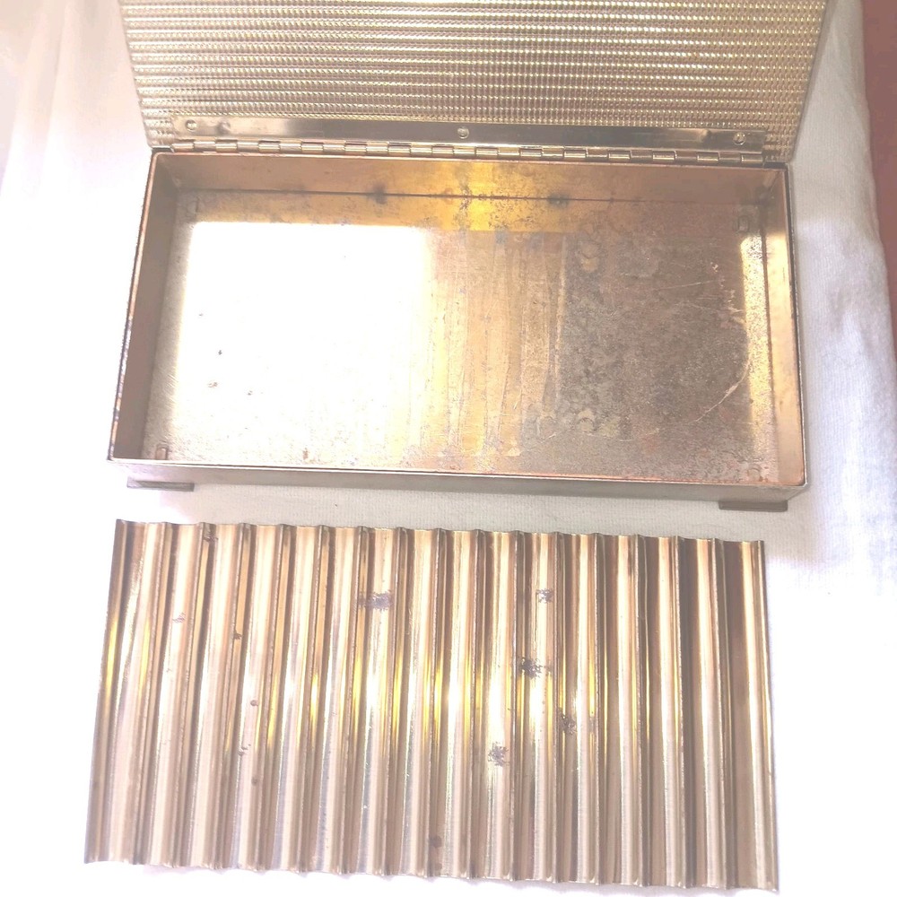 Park Sherman Confetti Top Brass Cigarette Case