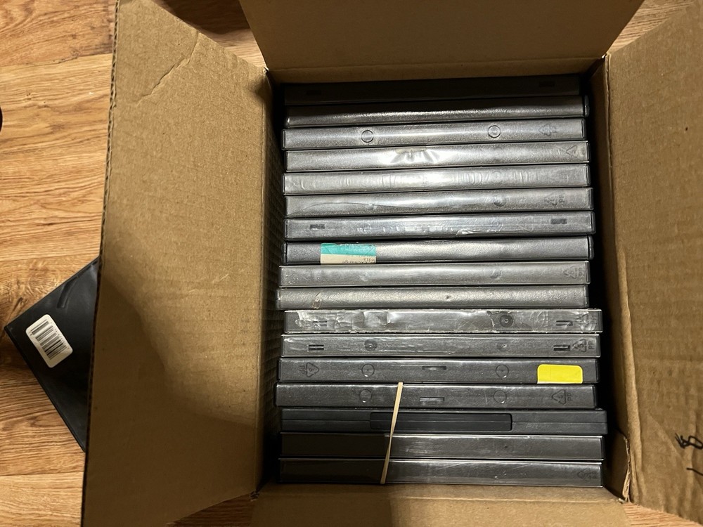 Recordings & Supplies 14mm DVD Empty Replacement Cases with Wrap...