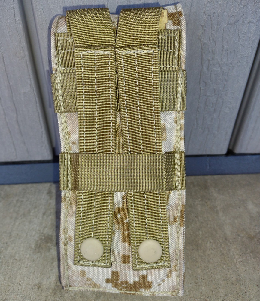 (1) US MOLLE MAG POUCH DOUBLE DESERT MARPAT FIREFORCE TACTICAL
