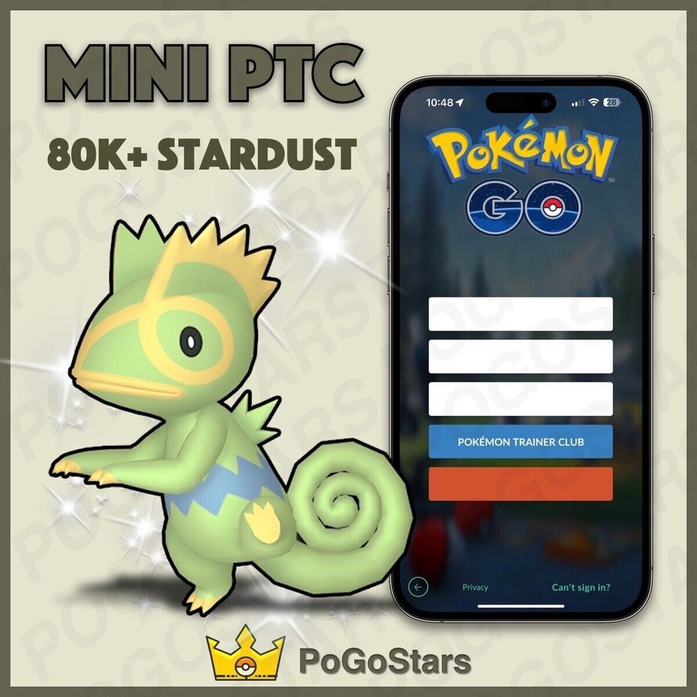 Pokémon Go - Shiny Kecleon - Mini PTC 80K Stardust✨Read Description✨