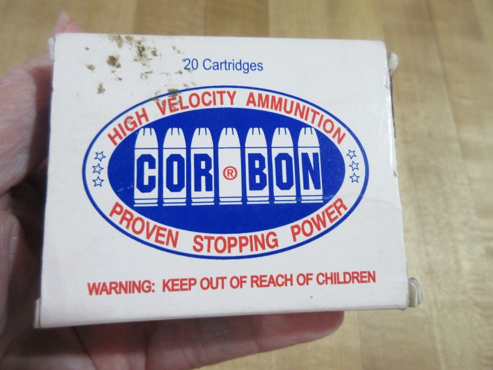 Empty Ammo Box Corbon Cor Bon 44 Rem mag (w15) # 13