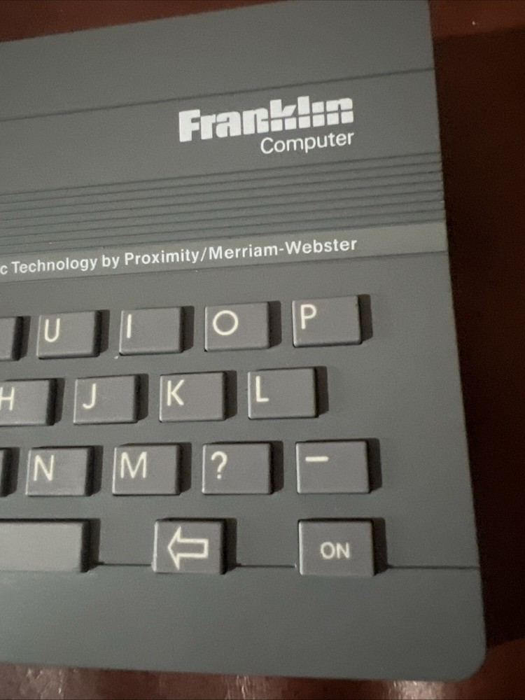 Franklin Computer Spelling Ace Linguistic Technology Model SA 98 Tested