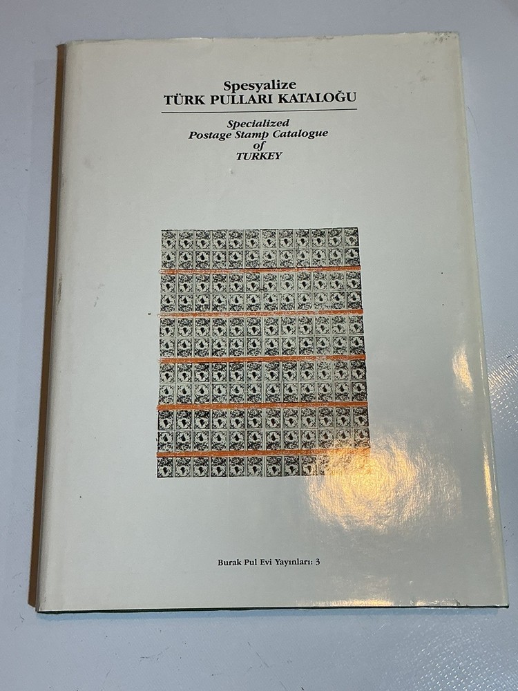 Turkey Secialized postage stamp catalogue of Turkey stamps hardback A4 size