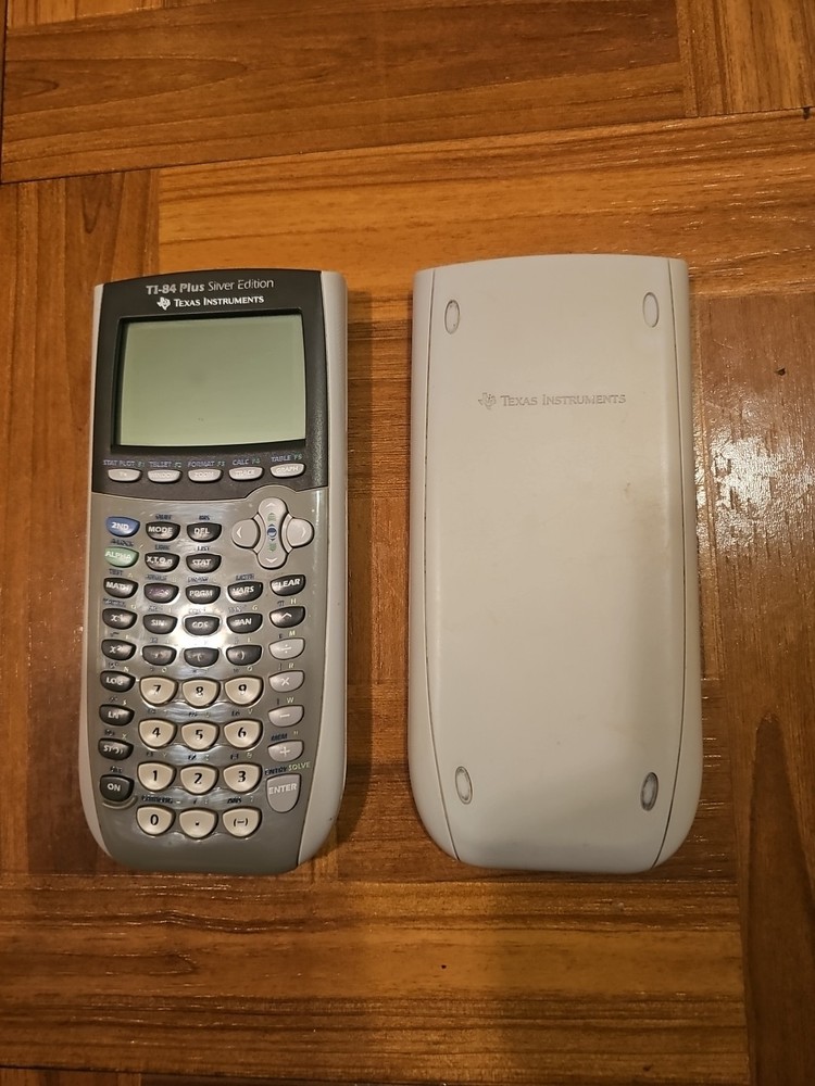 Texas Instruments TI-84 Plus Silver Edition Graphing Calculator - Tested Works