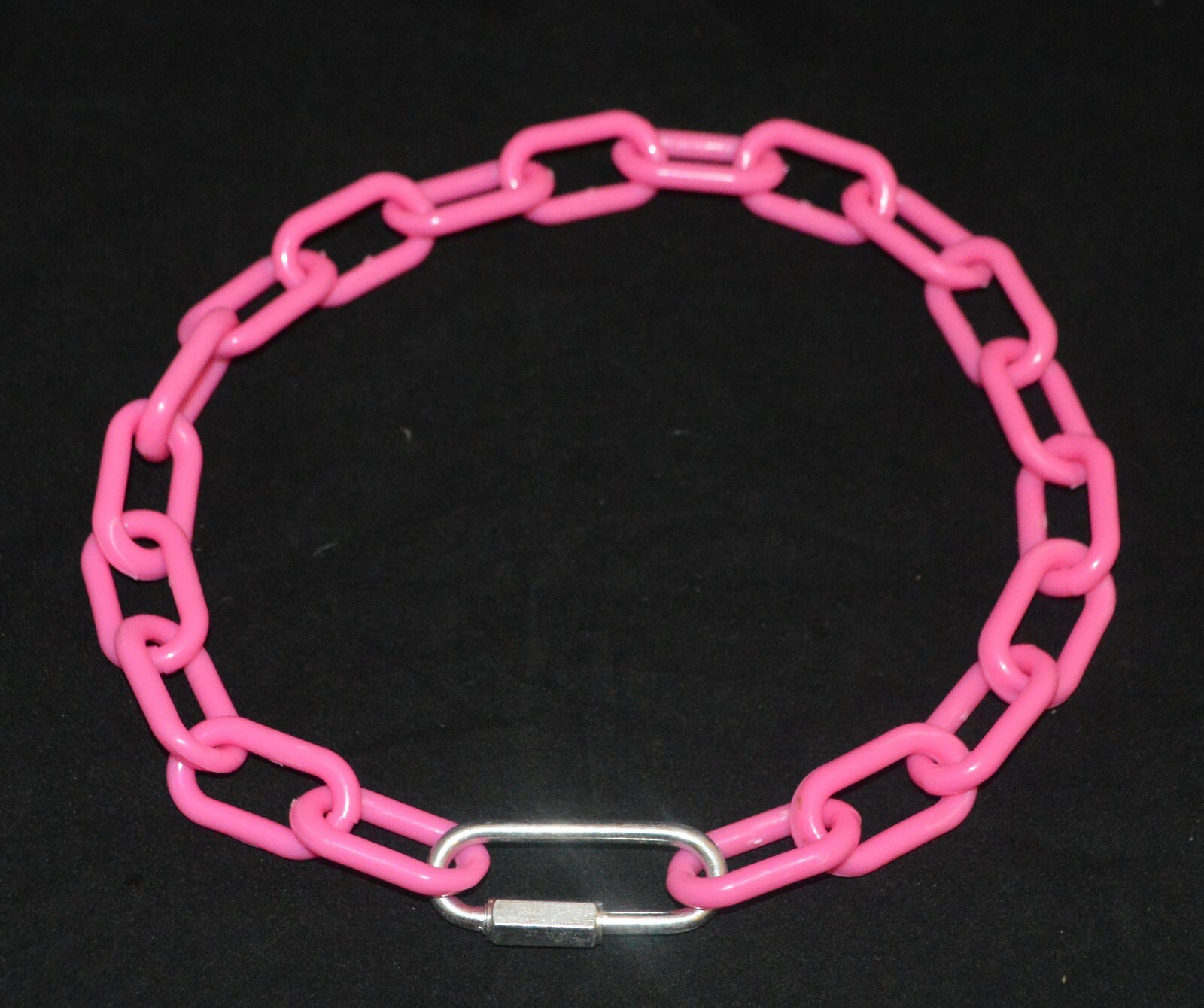 GOAT COLLARS PLASTIC CHAIN WITH METAL QUICK LINK 28" LONG